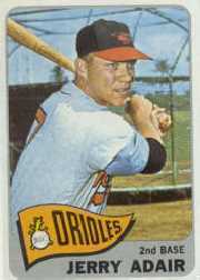 1965 Topps Baseball Cards      231     Jerry Adair